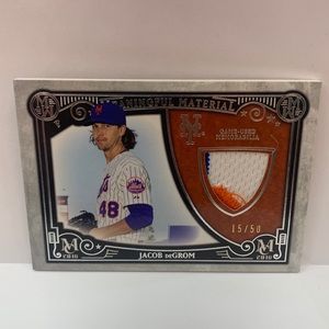 2016 Topps Jacob DeGrom Meaningful Materials #MMPR-JDG 15/50 (MISC10)